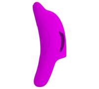 Pretty Love Delphini - mini vibromasseur doigt dauphin - silicone violet