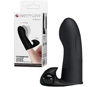 STIMULATEUR CLITO Doigt Vibrant Adonis Pretty Love Noir Pretty Love