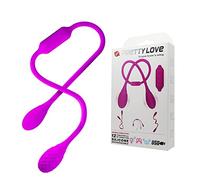 Pretty Love Double Stimulateur Anal Vaginal Flexible USB 12 Programmes