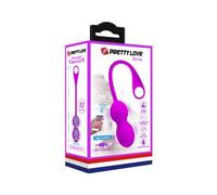 Pretty Love – Boules de Geisha Elvira – Vibrantes Rechargeables Connectées Violettes