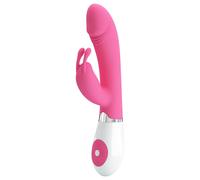 Pretty Love Gene - vibromasseur point G étanche - silicone rose