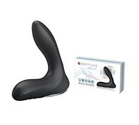 Pretty Love Leonard - Inflatable Masseur de Prostate pour homme Noir Ø 3,1 x 13,5 x 12 cm