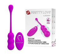 Pretty Love Leshy Oeuf Vibrant Avec Télécommande Rose 2,8x18,6 cm