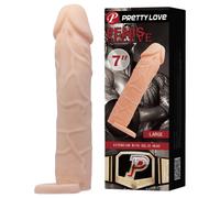 Pretty Love - manchon pénien avec anneau (naturel)