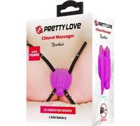 Pretty Love Massager Clitoris Heartbeat 10 Modes Purple 1 Unité