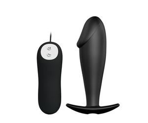 Pretty Love - Plug anal vibrant avec télécommande - Noir