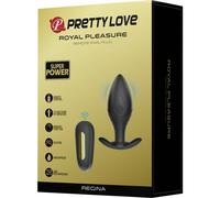 Pretty Love Regina Plug Anal Vibrant Rechargeable Noir 1 Unité
