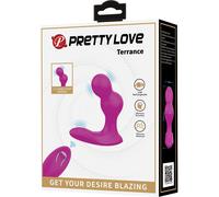 Pretty Love Terrance Vibro Masseur Anal Pourpre 1 Unité