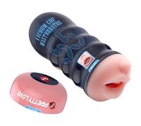 Pretty Love Vacuum Cup - bouche réaliste masturbateur (naturel)