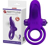 Pretty Love Vibrant Penis Ring Violet