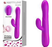 Pretty Love Vibromasseur Rabbit Gonflable 7 Fonctions Charge USB