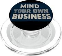 Pretty Mind Your own Business Speech Emblème PopSockets PopGrip pour MagSafe