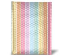 Pretty Package Store Lot de 25 enveloppes d'expédition à bulles en polyéthylène robustes, imperméables et auto-adhésives pour petites entreprises et grandes entreprises - Rembourrées - 10,2 x 17,8 cm