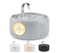 Pretty Paw Fontaine à Eau Chat 3L avec Filtration au Charbon Actif - Fontaine à Eau pour Chat Silencieuse avec Indicateur LED, Distributeur Eau Chat Intérieur - Aqua Flow