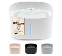 Pretty Paw Fontaine à Eau Chien 7L Grande Capacité - Filtration Charbon Actif, Circulation Continue, Indicateur LED, Distributeur d’Eau pour Chiens et Chats - Dog Stream (Blanc)