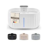 Pretty Paw Fontaine à Eau sans Fil pour Chats avec Détecteur de Mouvement - Batterie de Longue Durée, Capacité de 3L, Filtre Intégré et Facilité de Nettoyage - Aqua Sense