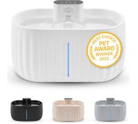 Pretty Paw Fontaine À Eau Sans Fil Pour Chats Avec Détecteur De Mouvement - Batterie De Longue Durée, Capacité De 3L, Filtre[YF51]