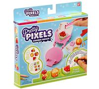 Pretty Pixels Bandai Krazy Pixels - Fabrique à gommes - Set de démarrage - Thème Fruits - Loisirs créatifs - 38524