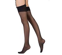 Pretty Polly Day to Night 15d Sheer Stockings 2pp Collants, 15 DEN, Noir (Black Black), Large (Taille Fabricant: ML) (Lot de 3) Femme