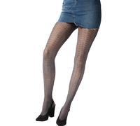Pretty Polly Mode Délicat Motif Dentelle Serré Noir - PNAWB6
