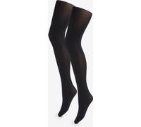 Pretty Polly Pretty Polly Curves Plush Opaques Black TIghts 60 Denier 2 Pack