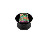 Pretty Problematic Tarot Squelette Pinup Floral Vanity PopSockets PopGrip Adhésif