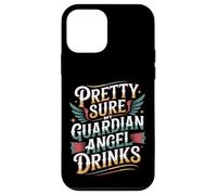 Pretty Sure My Guardian Angel Drinks - Coque pour iPhone 12 Mini