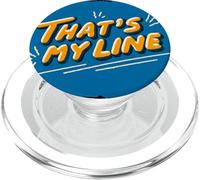 Pretty That's My Line Devise PopSockets PopGrip pour MagSafe