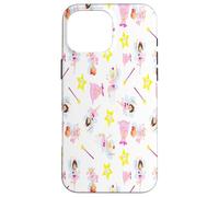 Pretty Tooth Fairy Baguette Magique avec Dents Blanches et étoiles Jaunes Coque pour iPhone 16 Pro Max