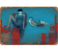 Pretty Trashy • Hopeless 06 Pop Culture Abstract and Surreal Concept Art Classique Man Cave Wall Art Decor 20,3 x 30,5 cm Plaque en métal Poster