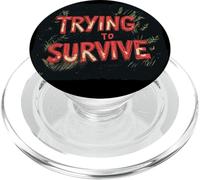 Pretty Trying to Survive Devise PopSockets PopGrip pour MagSafe