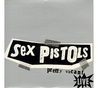 PRETTY VACANT 7" (45) UK VIRGIN 1996 LIVE VERSION ON LIMITED GREY VINYL B/W BUDDIES IN PIC SLEEVE (VUS113)