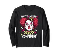 Pretty Weird Confident Girlfriend Visage De Clown Clowngirl Manche Longue