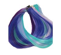 Prettyland - GHW08 Set de 12 Extensions multicolores Clips-in Rajouts 50 cm de long Soirées de folie - set 2