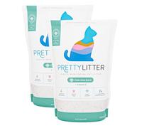 PrettyLitter Litière pour chat avec surveillance de la santé, aloe calme | Jusqu'à 2 mois d'approvisionnement, sans agglutination, contrôle avancé des odeurs, compatible avec la litière automatique