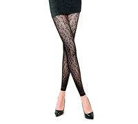 PrettyLoveHose Collant Resille Motif Leopard Noir Pied Nu