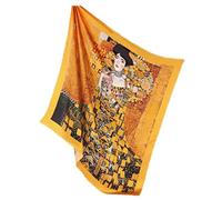 Prettystern Xxl Grande-taille étole-carre Carré-châle en Soie or Tableau Peinture Gustav Klimt - Adele Bloch-bauer I P213
