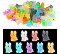Pretwad 90 mini chiens mignons en résine, 9 couleurs, mini chiens en résine, mignons petits chiens en résine pour la décoration de paysages miniatures à la maison, maisons de poupée et paysages de
