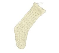 PRETYZOOM 1 De Noël Tricoté Support De Chaussettes De Noël pour Décoration Résistant À La Lumière pour Remplir des Bonbons des