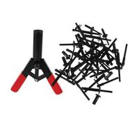 PRETYZOOM 1 ensemble Kit Outils de Rivetage Plastique Riveteuse Manuelle pour Panneaux de Portes Automobiles Installation Rapide et Outil Pratique pour Réparations et Maintenance Auto