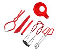 PRETYZOOM 1 Ensemble Set de Conservation de Confiture Outils de Mise Bocal Antidérapants et Résistants pour Cuisine pour Préparation de Confitures Transfert de Pots