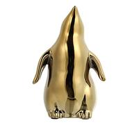 PRETYZOOM 1 Pc Décoration De Pingouin Décor pour Table De Bureau d'or De La Mini-Jouet ation Miniature Figurines De Pingouins Artificiels Manchot Golden Céramique