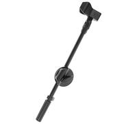 PRETYZOOM 1 Set Perche Suspendre pour Microphone à Bras Articulé Réglable en Hauteur avec Pince en Métal Noir pour L'industrie Musicale
