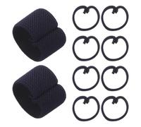 PRETYZOOM 10 Pièces Accessoires de Ceinture de Service en Nylon Sangle Élastique, Boucle de Ceinture Résistante, Maintien Anti-Glissement pour Travail et Loisirs