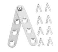 PRETYZOOM 10 pièces Charnières Pivotantes Invisibles Acier Inoxydable Jeu de Charnières Dissimulées pour et Armoires avec Rotation et Résistance