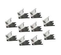 PRETYZOOM 10 pièces Clips Acier Inoxydable pour Étagère de Réfrigérateur et Congélateur Supports Solides et Faciles à Installer Résistants Déformation Accessoires de Fixation pour Balconnet