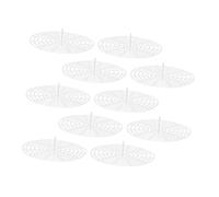 PRETYZOOM 10 Pièces Fermentation Weights Mesh Presser Round Plastic Press Plate For Wide Mouth Mason Jars Even Pressure Distribution For Pickling And Canning Supplies