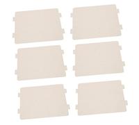 PRETYZOOM 10 Pièces Flocons de mica micro-ondes ampoule de réfrigérateur chauffage par micro-ondes plaque micro ondes couvercle micro ondes couvre-assiette micro-ondes garde de four résine
