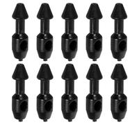 PRETYZOOM 10 Pièces Insert en Caoutchouc Noir Résistant pour Chasse sous-Marine, Accessoire Plastique Solide Améliorant la Rétention du Sandow et Réduisant Les Tirs Manqués