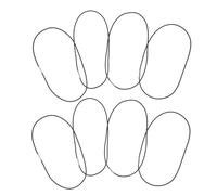 PRETYZOOM 10 pièces Lot de Bandes Élastiques pour Carnet Noir avec Boucle Sangle Élastique Ajustable pour Couverture de Bloc-note Fixation Pratique et Résistante pour Journaux et Carnets de